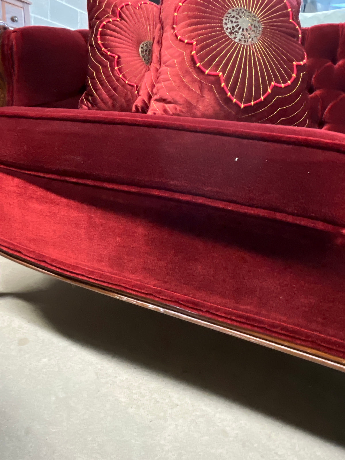 90"W French Provincial Sofa