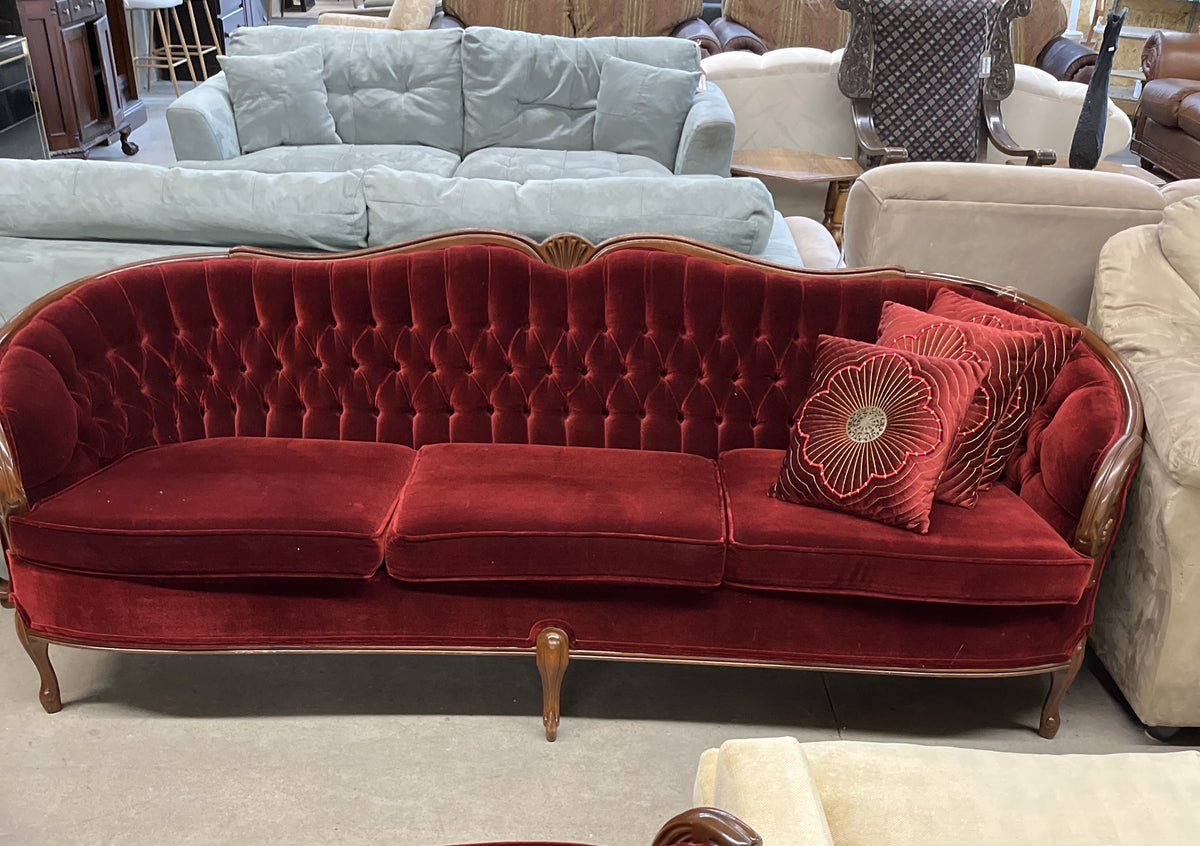 90"W French Provincial Sofa