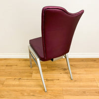 Catalyst Faux Leather Dining Chair in Purple