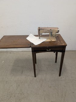 Antique White Sewing Machine