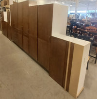 16 Cabinet Kitchen Set in Brown