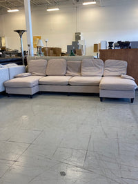 Beige Modular Sectional Sofa