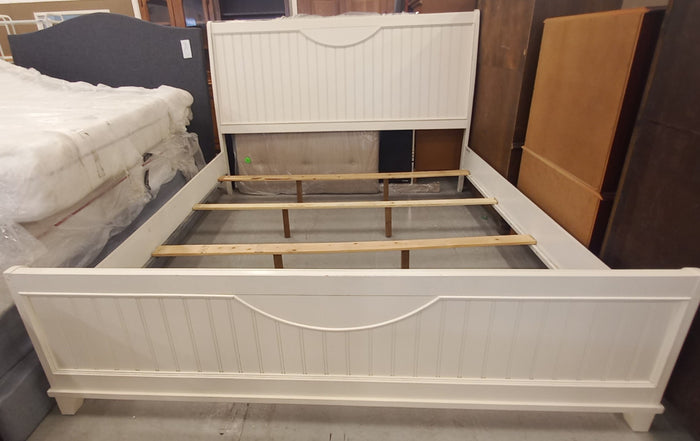 80-Inch King White Bedframe