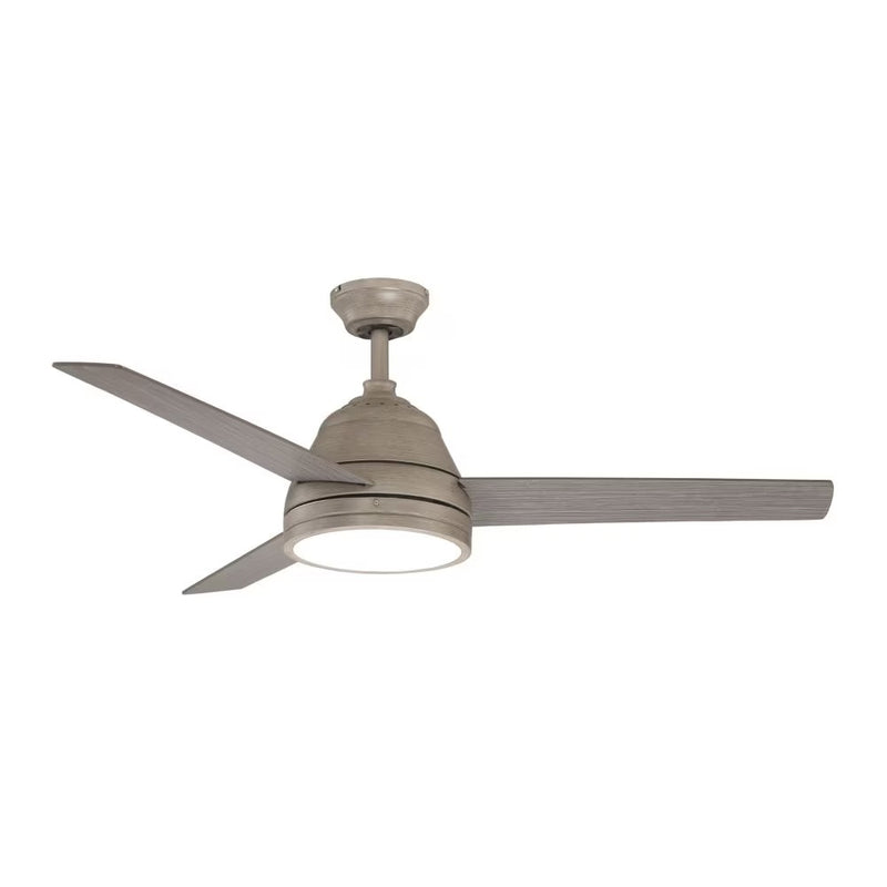 Ravenscroft 52-inch LED Ceiling Fan in Greywood