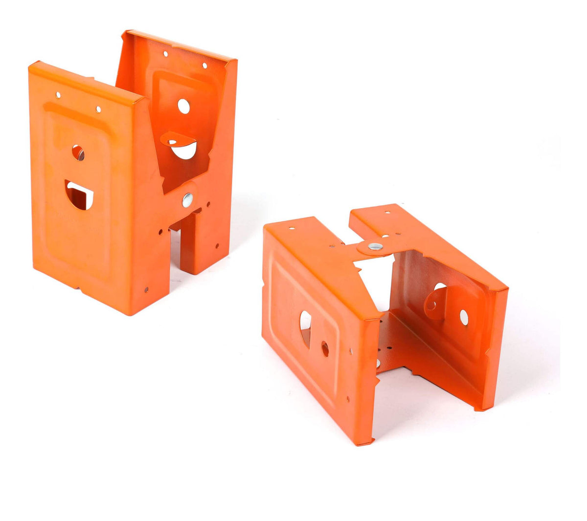 Certified Heavy Duty Steel Sawhorse Brackets, Red, 2-pc