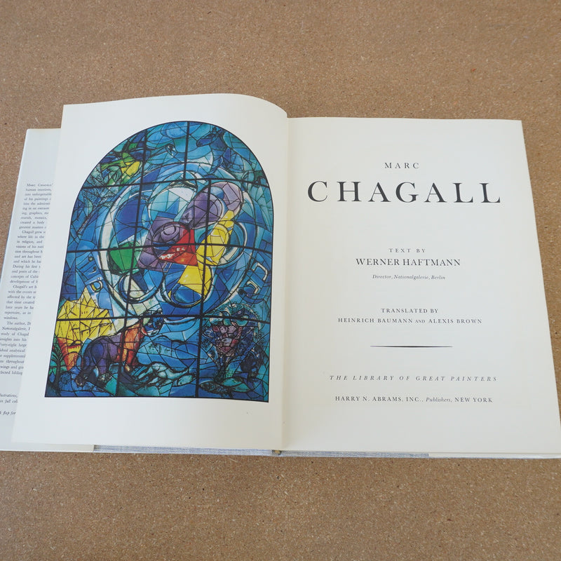 CHAGALL by Haftmann, Werner - The Library of Great Painters, 1973