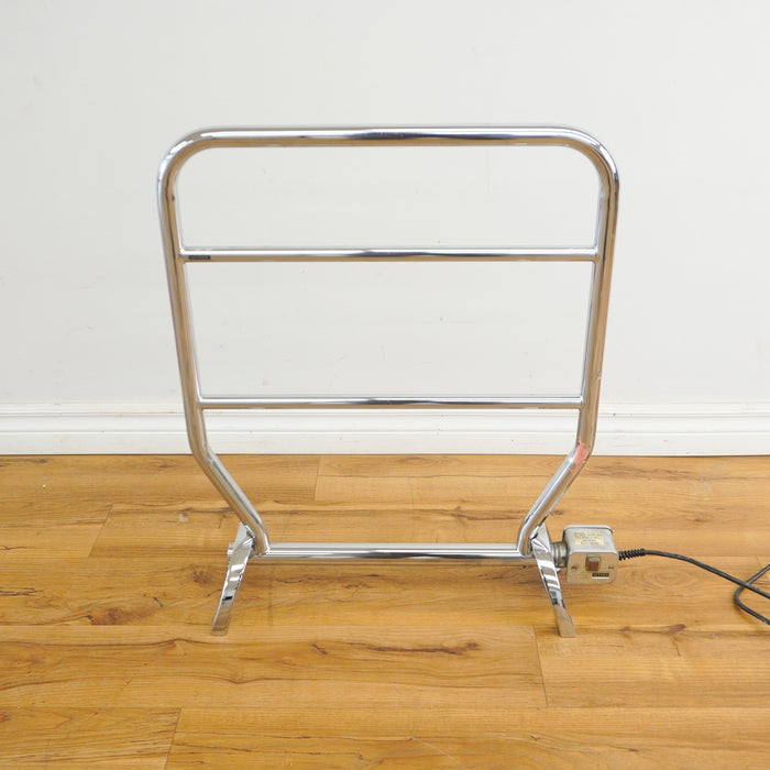 Classic Hardwired Towel Warmer/Indoor Heater WEO100 in Chrome