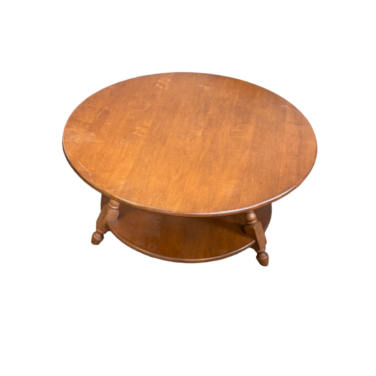 32-Inch Ethan Allan Round Coffee Table