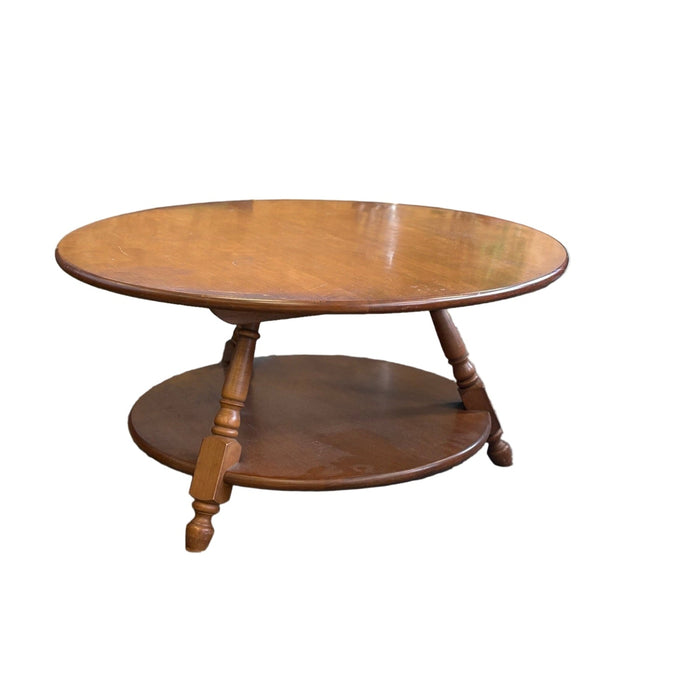 32-Inch Ethan Allan Round Coffee Table