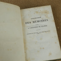 Collection des Mémoires Relatifs A l'Histoire de France by Francois Guizot 1824 Vol 1