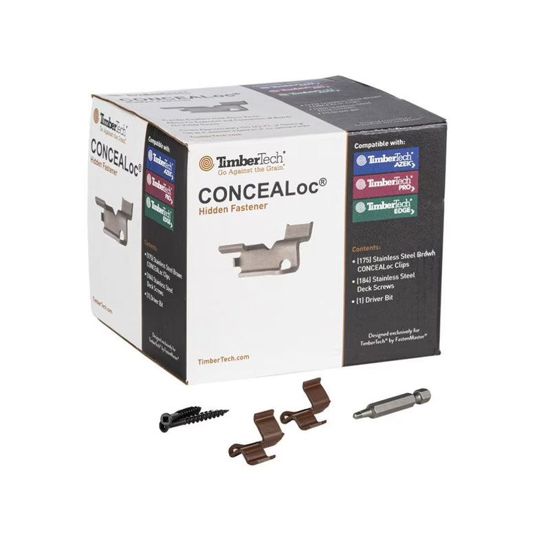 CONCEALoc Hidden Fastener Set (175 pack with screws)