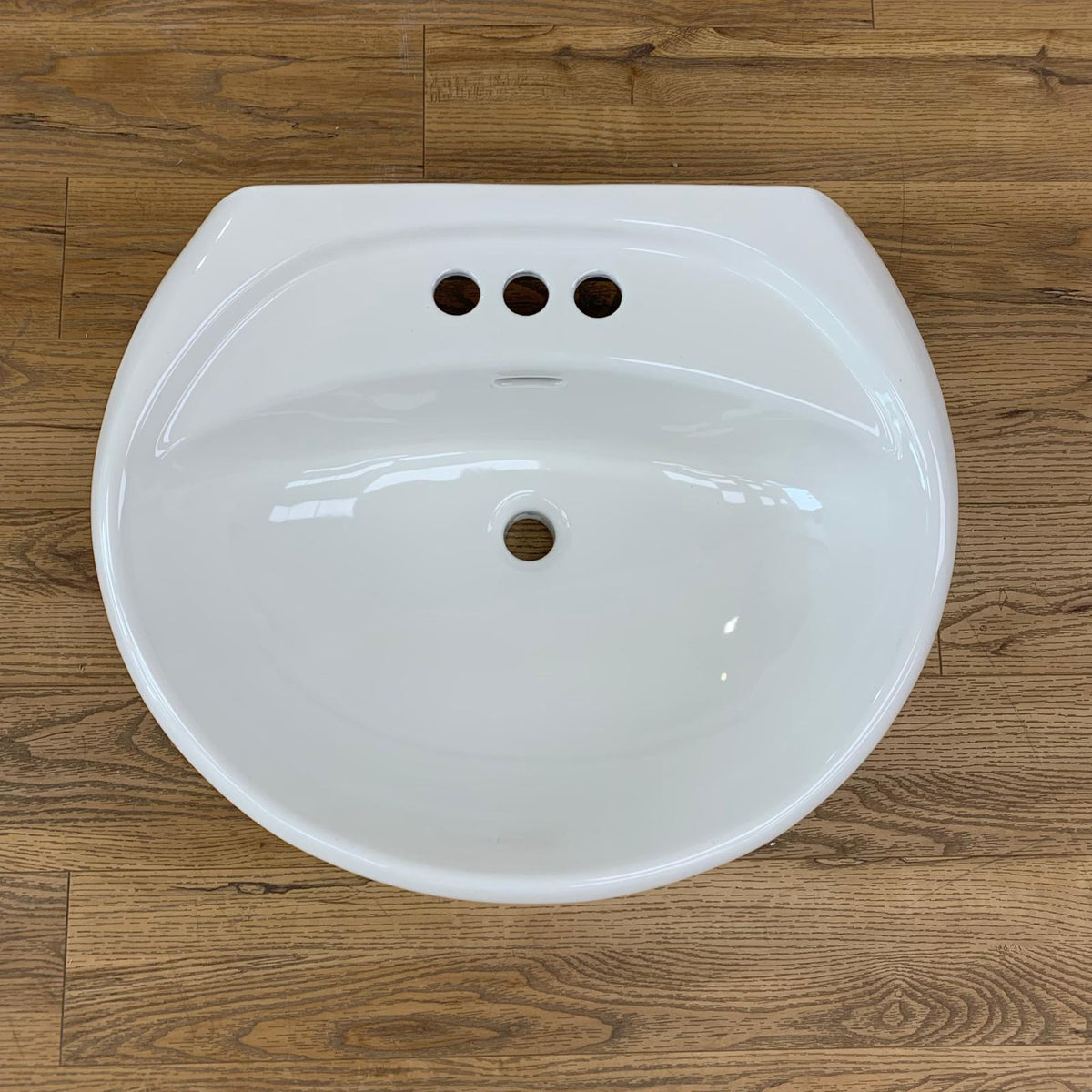 Carley 4-inch Center Pedestal Sink in White - 5343DMX