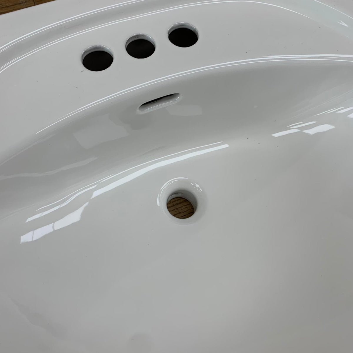 Carley 4-inch Center Pedestal Sink in White - 5343DMX