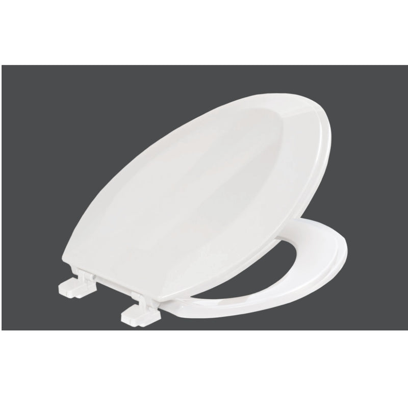 Soft Close Elongated Toilet Seat in White TS1209
