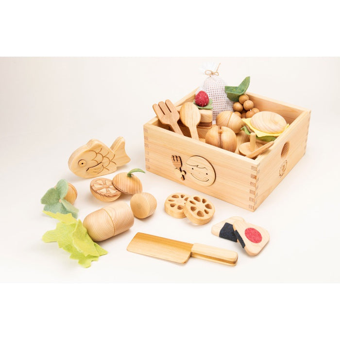 Yamano Kujira - Wooden Cooking Play Set