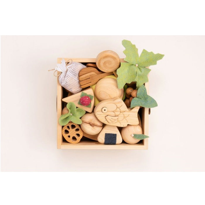 Yamano Kujira - Wooden Cooking Play Set