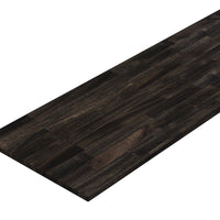 72x25.5-inch Acacia FJ Square-Edge Wooden Countertop in Espresso Brown