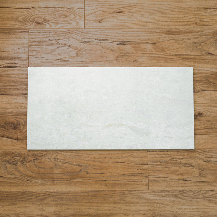 12" x 24" Porcelain Tile in Cream - 8pcs (15.50 sq ft/box)