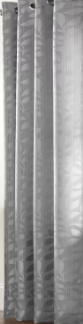 Home Decorators Collection Alpha Light Filtering Grommet Curtain Panel - 52" W x 84" L in Silve