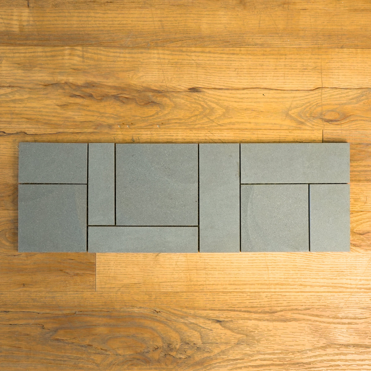 8" x 23.5" Loft Porcelain Mosaic Wall Tile in Steel Grey – 7.83 sq. ft. (6 per box)