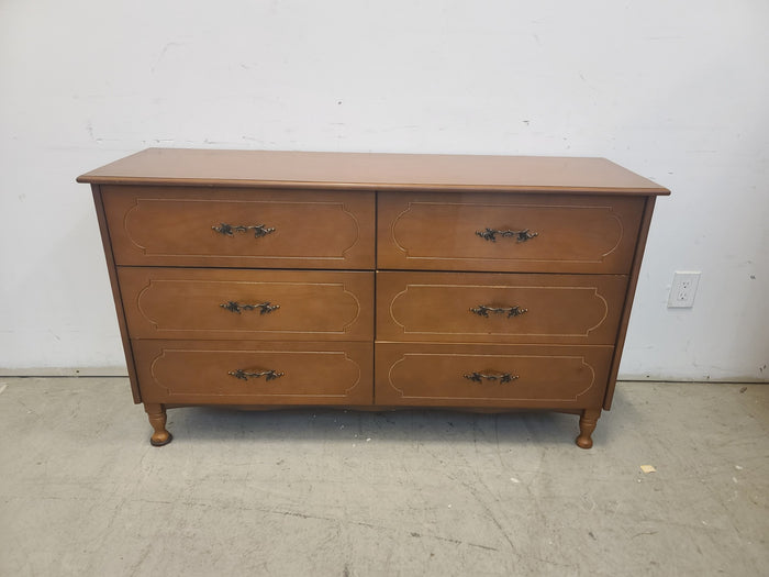 Brown 6-Drawer Dresser