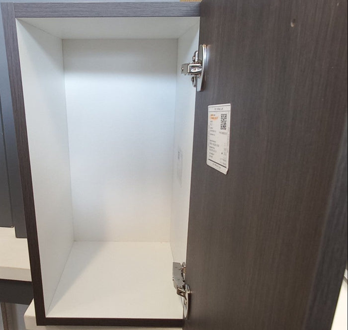 Dark Brown 12 Inch Wide x 22.5 Inch High Upper Cabinet