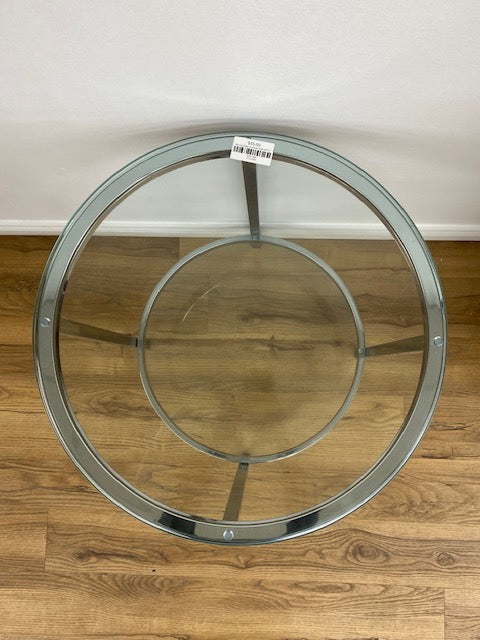 Round Glass Side Table
