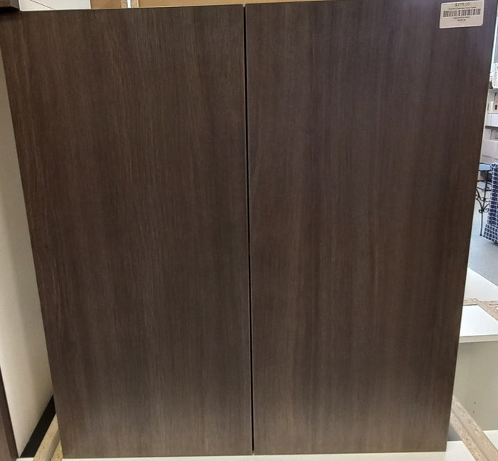 Kitchen Cabinet Dark Wood - Upper Cabinets 27" W