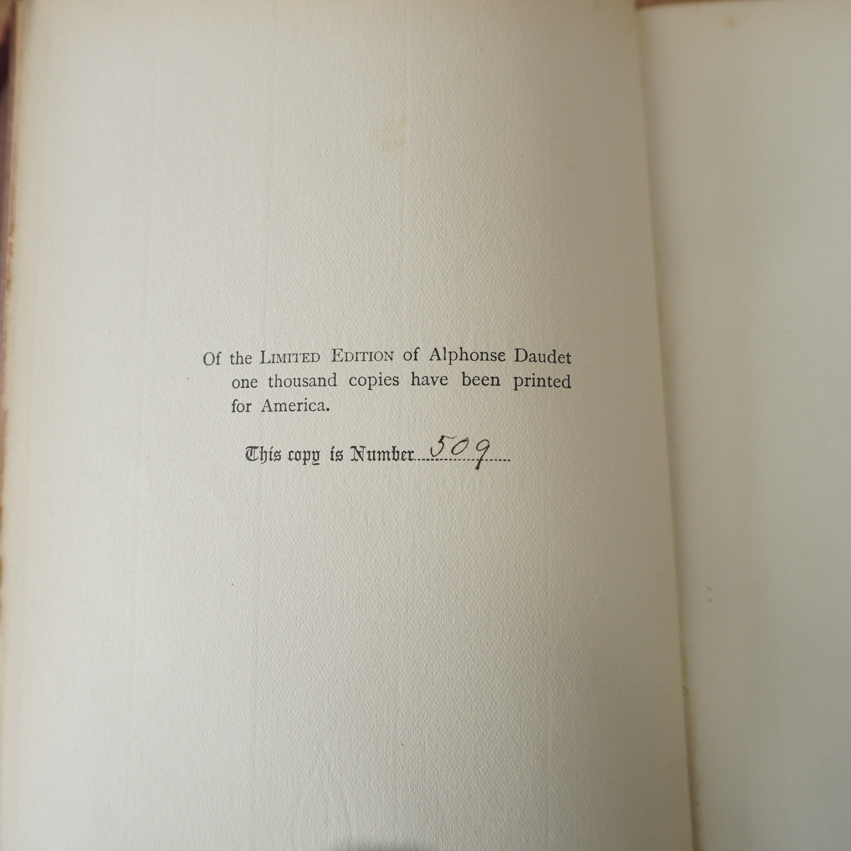 Daudet's Works Vol. 4 Limited Edition #509/1000 - Fromont and Risler II 1899
