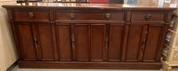 Henredon Dark Brown Wood Sideboard