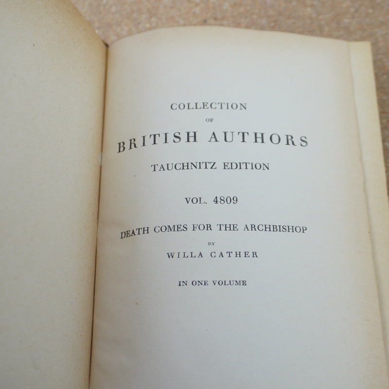 Death Comes for the Archbishop by Willa Cather 1927