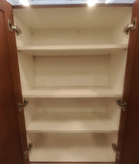 Set of 15 Kitchen Cabinets in Light Brown