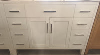 Spa Bathe Kate II 46-in High Reflective White Double Vanity