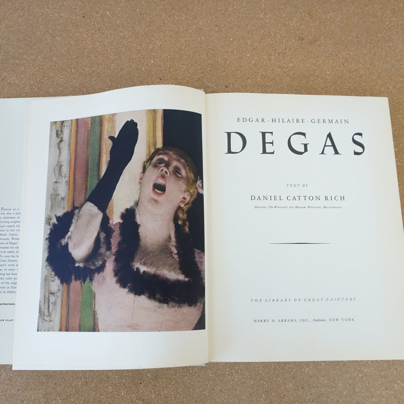 DEGAS, The Library of Great Painters 1966