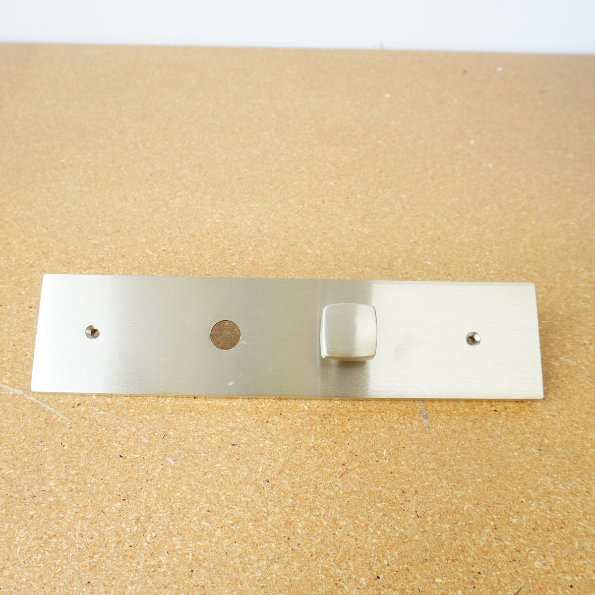 Door Faceplate with handle in Satin Nickel 85255EM