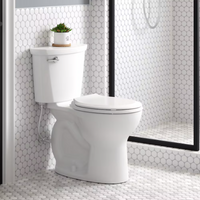 American Standard Cadet 2-Piece 10 in. Rough-In 4.8 LPF Single Flush Chair Height Round Front Toilet in White