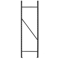 Husky 77-inch W x 78-inch H x 24-inch D 4-Shelf Heavy Duty Industrial Welded Steel Garage Storage Rack Shelving Unit in Black