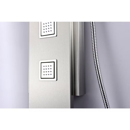ANZZI Visor 60-inch Full Body Shower Panel with Heavy Rain Shower and Spray Wand