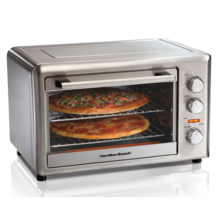 Hamilton Beach Convection Countertop Oven, Digital Touch Pad, 2 Racks