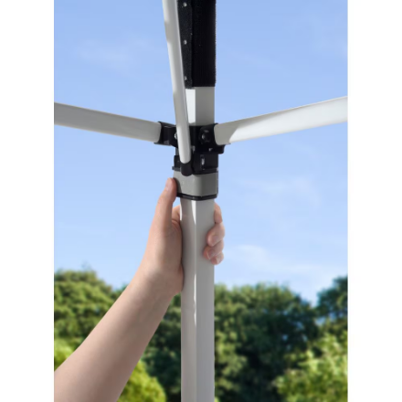 Quick Shade Commercial Steel 10 x 10-ft Straight Leg Instant Canopy - White