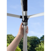 Quick Shade Commercial Steel 10 x 10-ft Straight Leg Instant Canopy - White