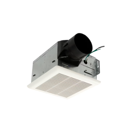 Cyclone Cyclone HushTone, 3- speed, 50/ 80/ 100 CFM, 1.0 sones Quiet Bathroom Fan, (for rooms <95 sq. ft.) with Humidity Sensor - ENERGY STAR®