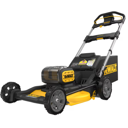 DEWALT 20V MAX 21.5-inch Electric Battery Walk Behind Push Lawn Mower with (1) 10Ah Batteries & Charger