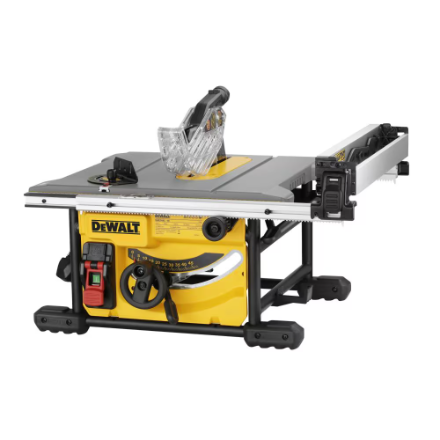 DEWALT 15 Amp Corded 8-1/4-inch Compact Portable Jobsite Table Saw (Stand Not Included)