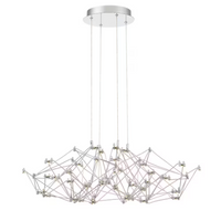 Leonardelli 80-Light Chrome LED Chandelier