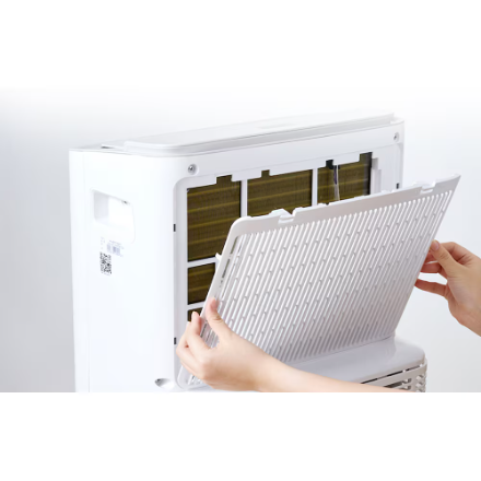 Midea Smart Inverter 10,000 BTU DOE Portable Air Conditioner, up to 450 sq ft. - 3-in-1 comfort- get cooling, dehumidification, and fan modes - White
