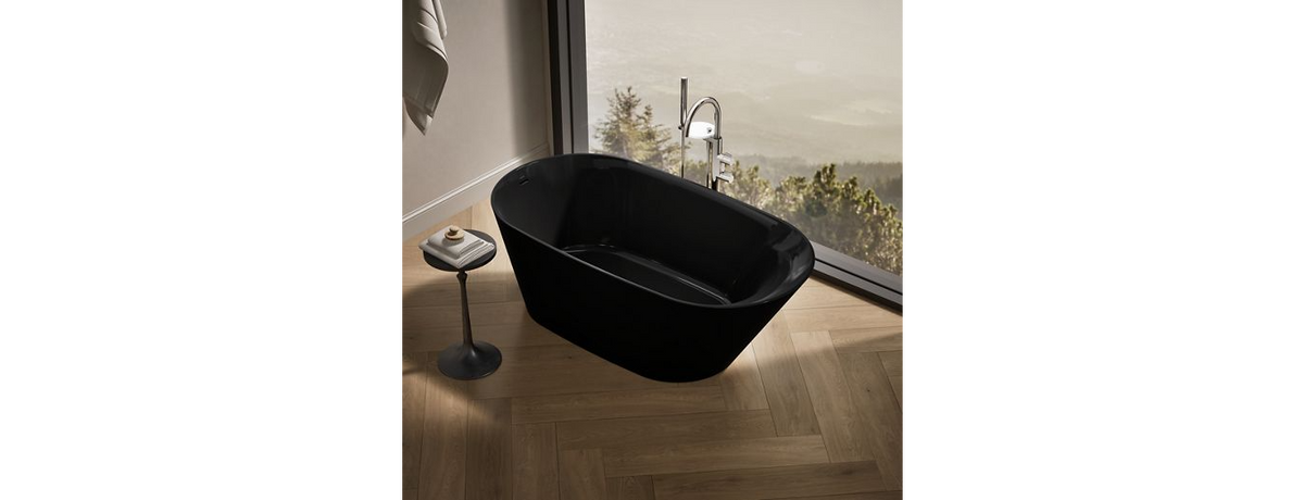 66" x 35" KOHLER Brazn freestanding bathtub
