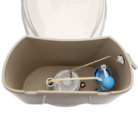 Glacier Bay All-in-One 2-Piece White Round Front Toilet