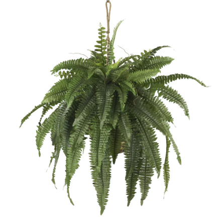 Artificial Boston Fern Hanging Plant