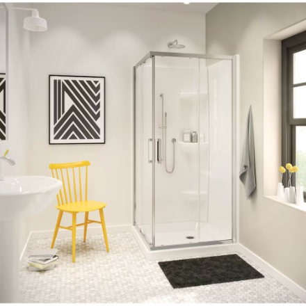 MAAX radia 32 in. W x 32 in. L x 71.5 in shower door enclosure